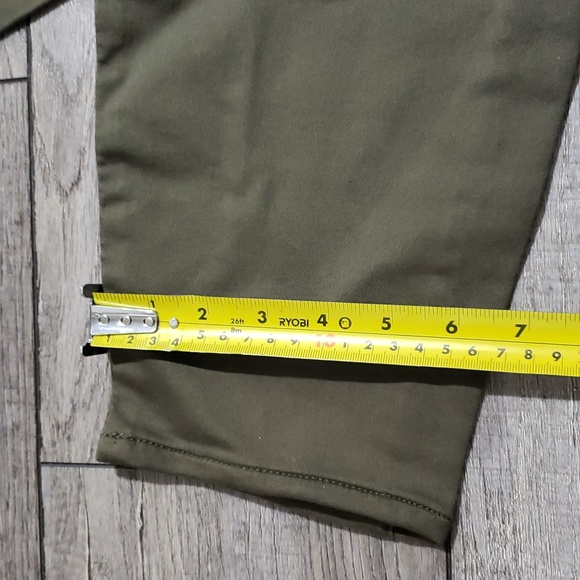 Gap Womens Pants Stretch Skinny, Green Olive Night, Sz 16 - Picture 7 of 10